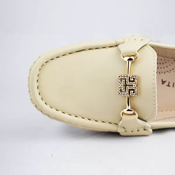 Mocassin pour femme 010 beige matte miniature